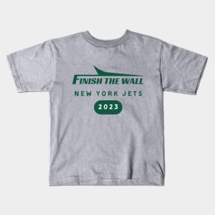 Finish the Wall New York Jets 2023 Kids T-Shirt